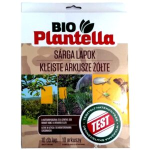 Bio Plantella sárga ragadós lapok 10db