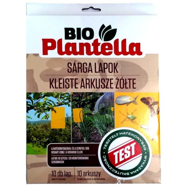 Bio Plantella sárga ragadós lapok 10db