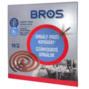 Bros Szúnyogriasztó spirál 10db