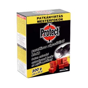 Protect paraffinos rágcsálóirtó blokk 300g