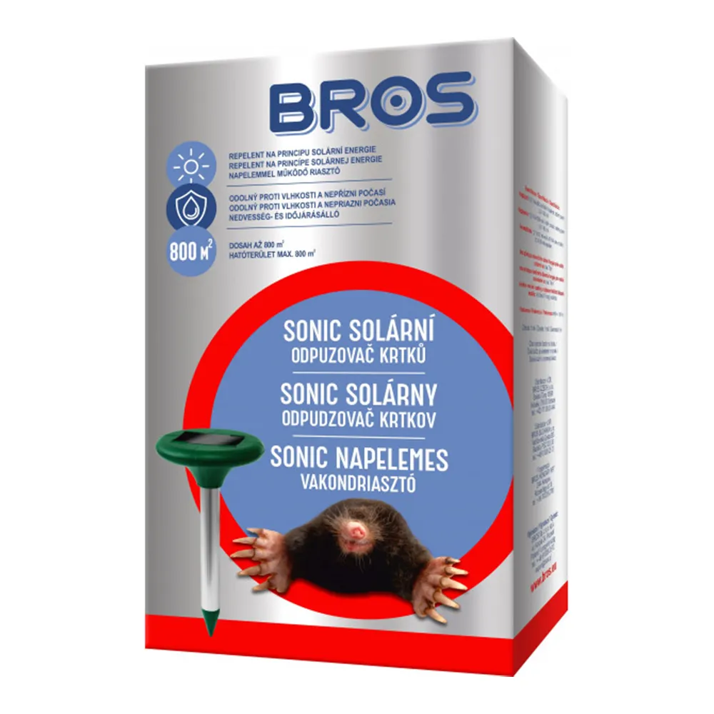 Bros Vakondriasztó napelemes