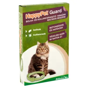 HappyPet Guard bolha- és kullancsriasztó nyakörv macskáknak