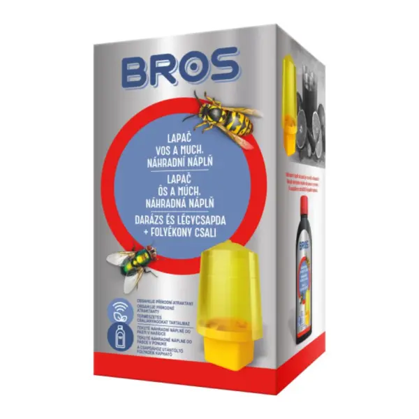 Bros Darázs és légycsapda 200ml-es folyékony csalival